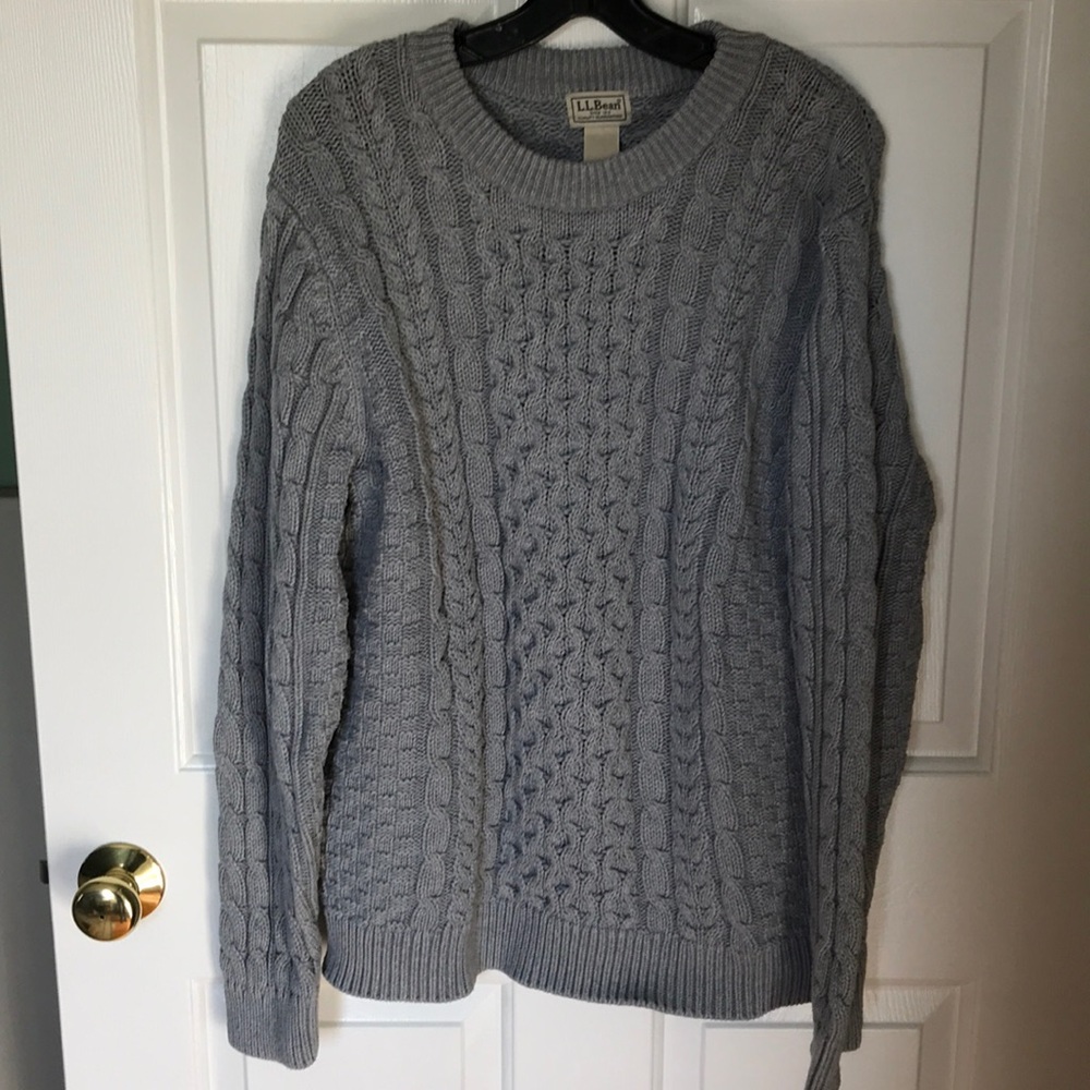 LL bean grey sweatshirt
